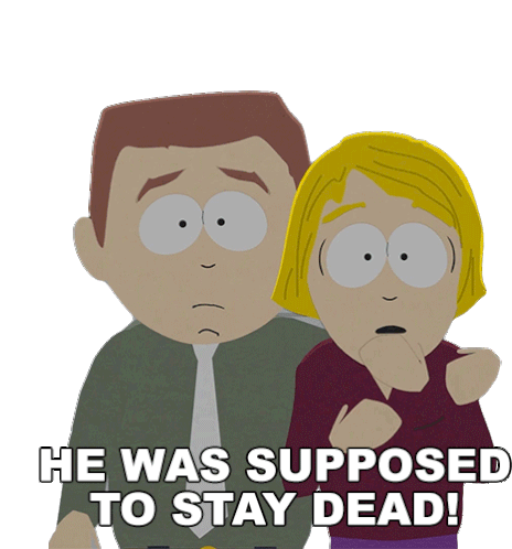 He Was Supposed To Stay Dead Linda Stotch Sticker - He Was Supposed To Stay Dead Linda Stotch Stephen Stotch Stickers