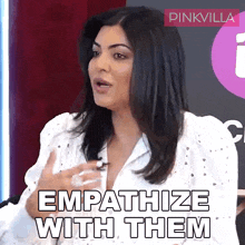 Empathise With Them Sushmita Sen GIF - Empathise With Them Sushmita Sen Pinkvilla GIFs