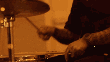 Playing The Drum Cory Wells GIF - Playing The Drum Cory Wells Wildfire Song GIFs