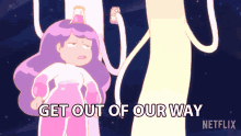 Get Out Of Our Way Bee GIF - Get Out Of Our Way Bee Bee And Puppycat GIFs