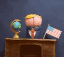 Trump Donald Melt The World GIF - Trump Donald Melt The World Firing Brain GIFs