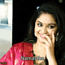 Nammasthe Namaste GIF - Nammasthe Namaste Namaskar GIFs
