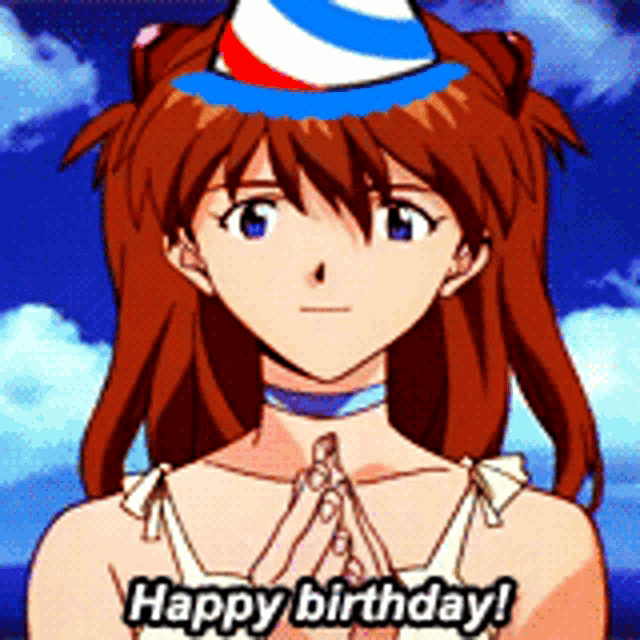 Happy Birthday Asuka Asuka Birthday GIF - Happy Birthday Asuka Asuka  Birthday Nge - Discover & Share GIFs