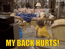 Back Pain My Back Hurts GIF - Back Pain My Back Hurts Golden Girls GIFs