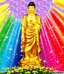 Gau Buddha GIF - Gau Buddha Colorful GIFs
