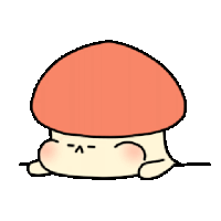 Mushroom Cute Sticker - Mushroom Cute Bored Stickers
