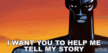 I Want You To Help Me Tell My Story Zima GIF - I Want You To Help Me Tell My Story Zima Love Death And Robots GIFs