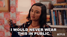 I Would Never Wear This In Public Lily GIF