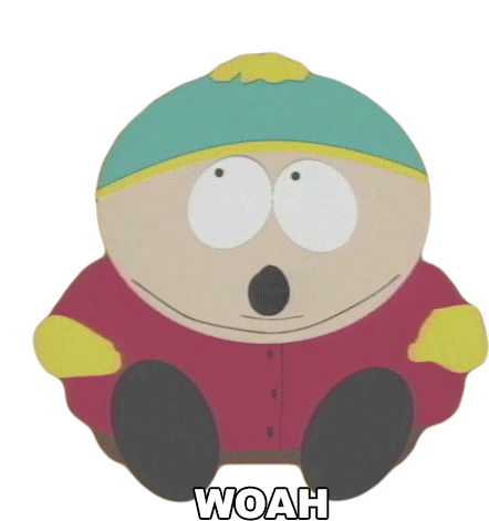 Woah Eric Cartman Sticker - Woah Eric Cartman South Park Stickers