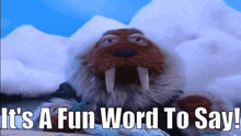 Wumpas World Its A Fun Word To Say GIF - Wumpas World Its A Fun Word To Say Fun Word GIFs