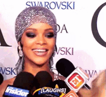 Rihanna Laugh GIF