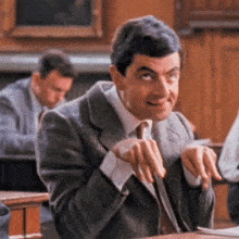 Mr Bean Takes An Exam Mister Bean Takes An Exam GIF - Mr Bean Takes An Exam Mister Bean Takes An Exam Mr Bean GIFs