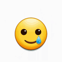 Sob Emoji Smiling Face With Tear GIF