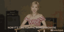 Now Its Time For The World Premiere New GIF - Now Its Time For The World Premiere New Music Video GIFs