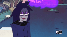 a cartoon character with a cn logo on the bottom right