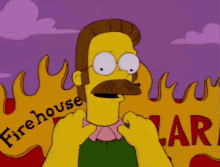 Tripping On Flanders - The Simpsons GIF - The Simpsons Trip GIFs