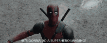 Deadpool Ryan Reynolds GIF - Deadpool Ryan Reynolds Hes Gonna Do A Superhero Landing GIFs