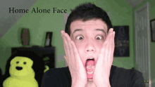 Home Alone Face Aaron Burriss GIF - Home Alone Face Aaron Burriss Youtuber GIFs