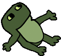 Worrysad Frog Sticker - Worrysad Frog Stickers