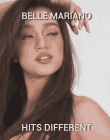Belle Mariano Belle Mariano Hits Different GIF - Belle Mariano Belle Mariano Hits Different Donbelle GIFs