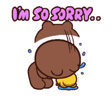 apologies sad