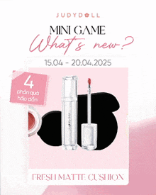 an advertisement for judydoll mini game what 's new