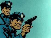 Bang Police GIF - Bang Police Vintage Cartoon GIFs