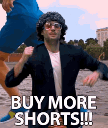 buy more shorts encourage urging shaking trembling