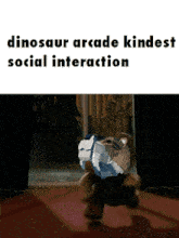 Dinosaur Arcade Roblox GIF - Dinosaur Arcade Roblox Interaction GIFs