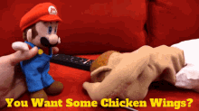Sml Mario GIF - Sml Mario You Want Some Chicken Wings GIFs