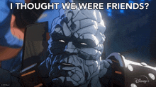 I Thought We Were Friends Korg GIF - I Thought We Were Friends Korg What If GIFs