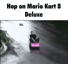 Mario Kart Car Crash GIF