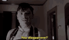 Evan Peters James March GIF - Evan Peters James March You Disapprove GIFs