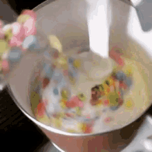 National Vanilla Ice Cream Day Rainbow Sprinkles GIF