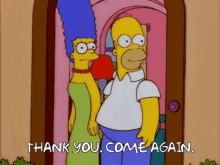 thank you come again the simpsons homer simpson apu marge simpsons