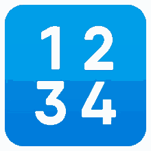 1234 numbers