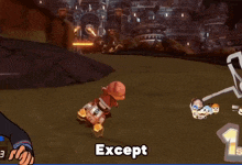 a cartoon character says there 's a true on the screen