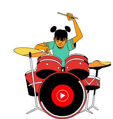 Drummer フジロック Sticker - Drummer フジロック ふじろっく Stickers