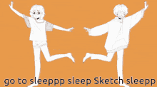 Ghost And Pals Sleep Sketch GIF - Ghost And Pals Sleep Sketch Go To Bed Sketch GIFs