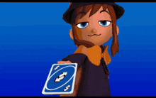 Uno Card A Hat In Time GIF - Uno Card A Hat In Time Uno Reverse Card GIFs