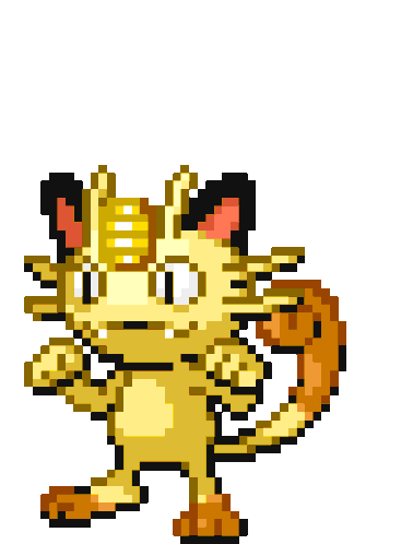 Meowth Pokemon Sticker