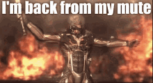 Metal Gear Rising Im Back Meme GIF