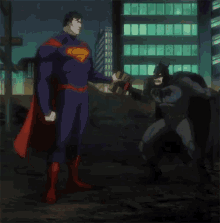 Batman Kick GIF - Batman Kick Superman GIFs