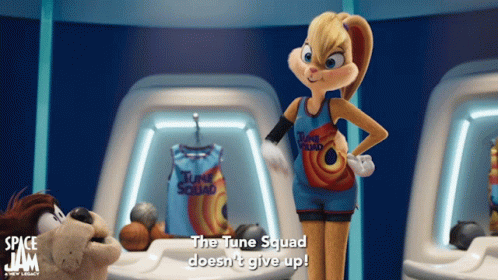 The Tune Squad Doesnt Give Up Lola Bunny GIF - The Tune Squad