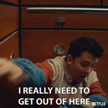 I Really Need To Get Out Of Here Otis Milburn GIF - I Really Need To Get Out Of Here Otis Milburn Asa Butterfield GIFs