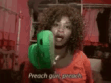 preach girl crocs