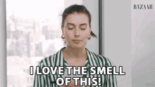 I Love The Smell Of This Love GIF - I Love The Smell Of This I Love The Smell Love GIFs