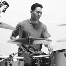 Playing Drums Ryan Torf GIF - Playing Drums Ryan Torf The Story So Far GIFs
