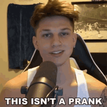 This Isnt A Prank Conner Bobay GIF - This Isnt A Prank Conner Bobay This Is Not A Joke GIFs