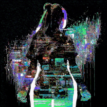 Holographic Girl GIF - Holographic Girl Glitch GIFs